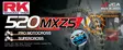 RK BB520MXZ5 Offroad Pro ketju Sininen +CL (Jousil.) - Ketjut 520 - D501499 - 1