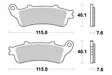Sbs Jarrupalat Ceramic - Moottoripyörän jarrupalat - D220889 - 1