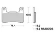 Sbs Jarrupalat Dual Sinter - Moottoripyörän jarrupalat - D65829 - 1