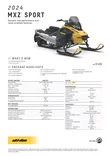 SKI-DOO 24 MXZ SPORT 600 EFI - Ski-Doo Reitti 2024 - 128869 - 3