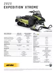 SKI-DOO 25 EXPEDITION XTREME 850 E-TEC 154" FLARE YELLOW - Ski-Doo moottorikelkat - 135029 - 3