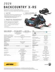 SKI-DOO 26 BACKCOUNTRY XRS 146 SHOT 850 E-TEC TURBO R WIS 10,25 51MM SCANDI BLU - Ski-Doo Crossover 2026 - 139219 - 3