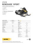 SKI-DOO 26 RENEGADE SPORT 600 ACE - Ski-Doo Reitti 2026 - 139209 - 3