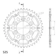 Supersprox Stealth Takaratas Vihreä - Moottoripyörän takarattaat - D292879 - 1