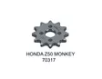 Tec-X Eturatas 12 hammasta (420) Honda Z50 Monkey - Mopon Eturattaat - D2819 - 2