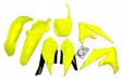 UFO Muovisarja 5-osainen Fluo Yellow DFLU YZ250F 19-23 YZ450F 18-22 - Moottoripyörän muovisarjat - D434899 - 1