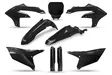 UFO Plastic kit 6-parts YZ250F 24-.. YZ450F 23-25 Black - Moottoripyörän muovisarjat - D528459 - 1