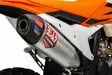 Yoshimura Slip-On KTM 500EXC-F/350EXC-F 2024 RS-12 Stainless w/ Alu muffler - Moottoripyörän pakoputkistot - D512439 - 3