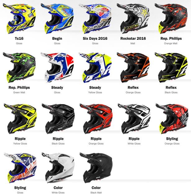 Airoh Aviator 2.2 Lippa Styling kiiltävä - Offroad kypärien lipat - D188219 - 1