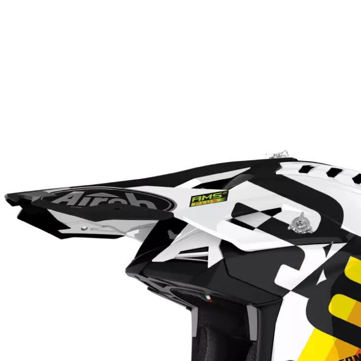 Airoh Aviator 3 Lippa Rainbow valkoinen - Offroad kypärien lipat - D388549 - 1