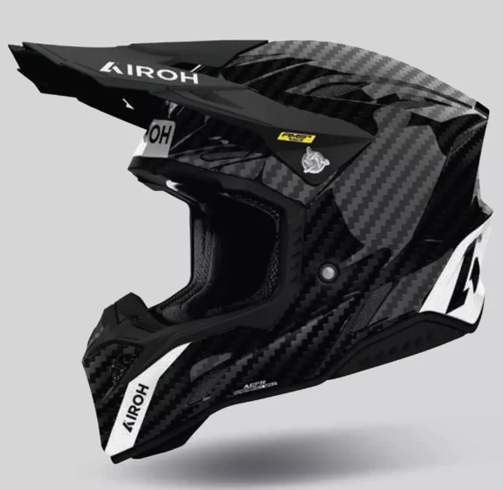 Airoh Kypärä Aviator Factory FIM Carbon kiiltävä - Offroad-kypärät - D537009 - 1