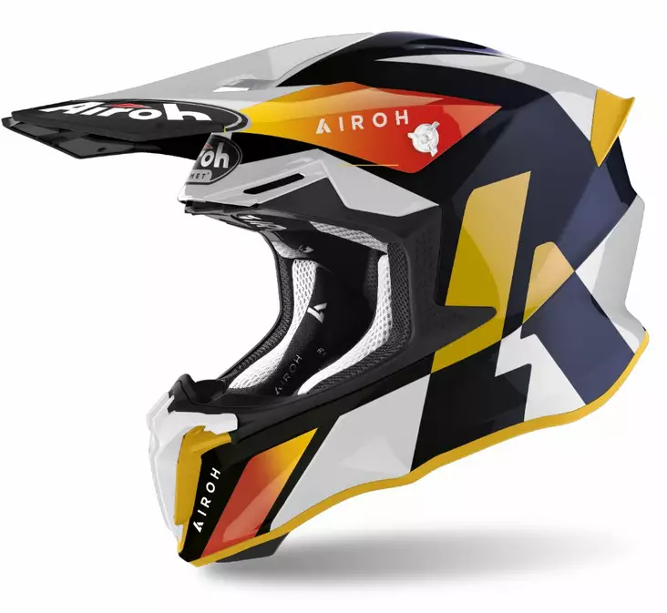 Airoh Kypärä Twist 2.0 Lift valkoinen/sininen - Offroad-kypärät - D404239 - 1