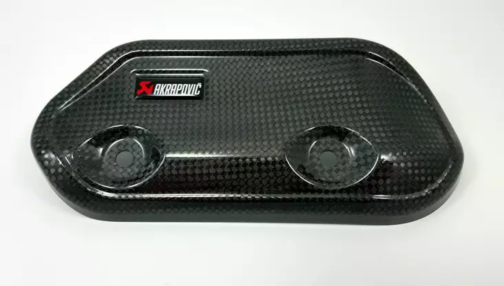 Akrapovic Carbon lämmönsuoja KX250F 2009-/450F 2016-RM-Z250 2010-18/450 2008- - Moottoripyörän äänenvaimentimen varaosat - D309929 - 1