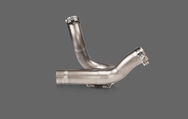 Akrapovic Optional Link Pipe/Collector (SS) Ducati Desertx 2022- - Moottoripyörän äänenvaimenninkiinnikkeet - D478709 - 1