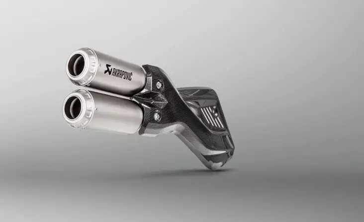 Akrapovic Slip-On Line (Titaani) Multistrada 950 / 950 S 1200/1260 Enduro 2017- - Moottoripyörän äänenvaimentimet - D309819 - 1