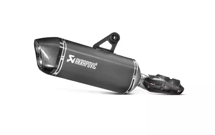 Akrapovic Slip-on Line (Titaani) Mustaline R1200GS/Adventure 2013-18 - Moottoripyörän äänenvaimentimet - D309759 - 1