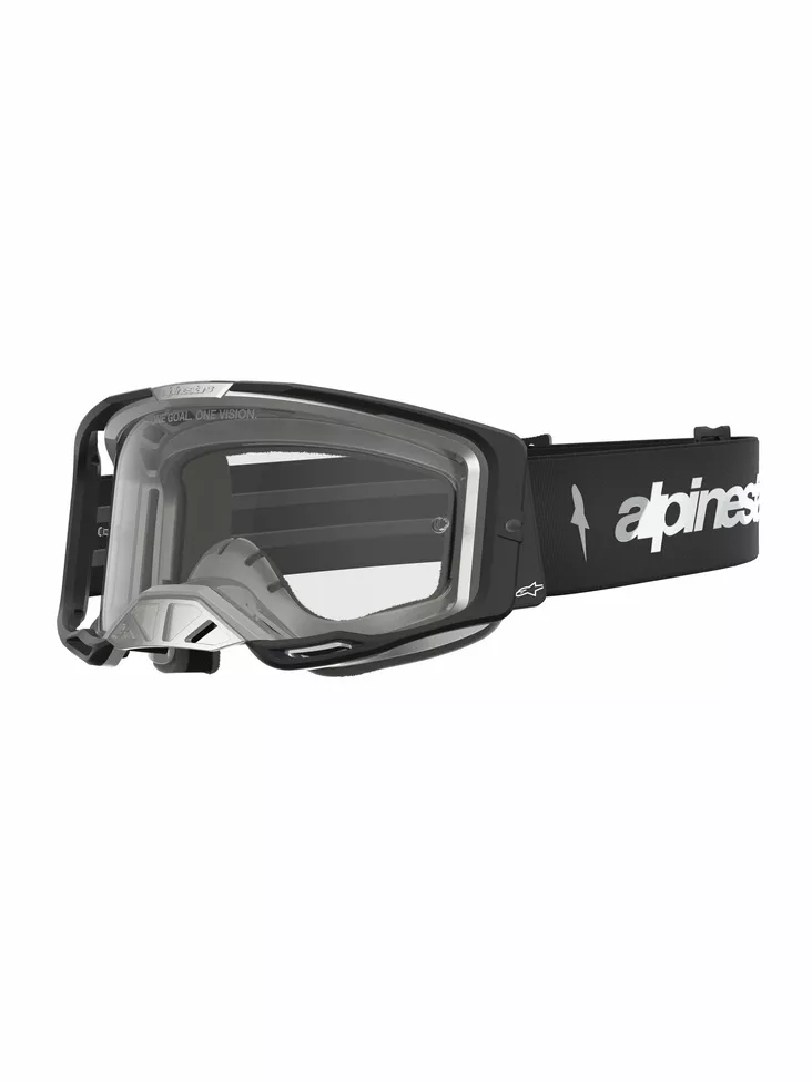 Alpinestars Ajolasit Vision 8 Amber Musta Hopea Kirkas - Offroad ajolasit - D543989 - 1