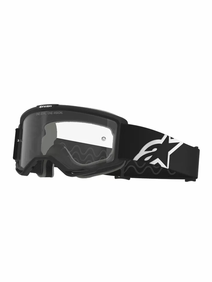 Alpinestars Ajolasit Vision OTG Musta Clear - Offroad ajolasit - D545039 - 1