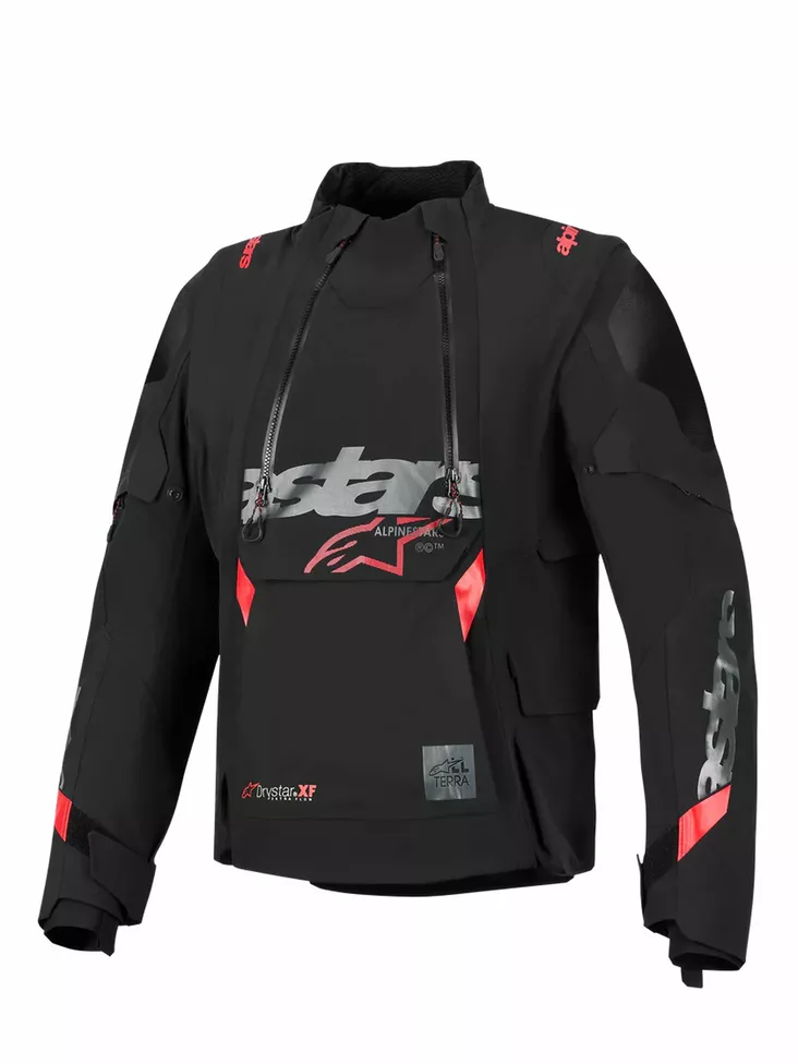 Alpinestars Ajotakki Halo Pro Drystar XF Laminoitu Musta/Punainen - Kalvolliset moottoripyörätakit - D520449 - 1
