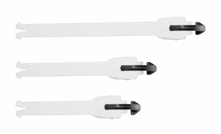 Alpinestars Buckle/Strap Nylon Tech 1 valkoinen - Offroad ajosaappaiden varaosat - D208989 - 1