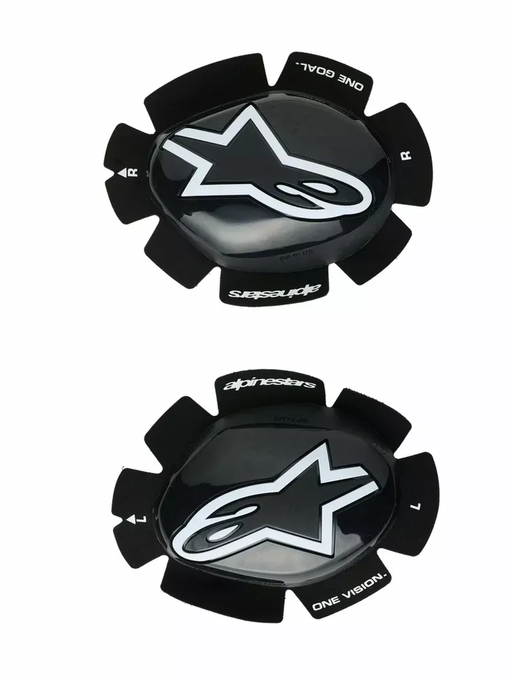 Alpinestars GP Plus Polvipala Musta/Valkoinen - Kulutuspalat nahkapukuun - D521169 - 1