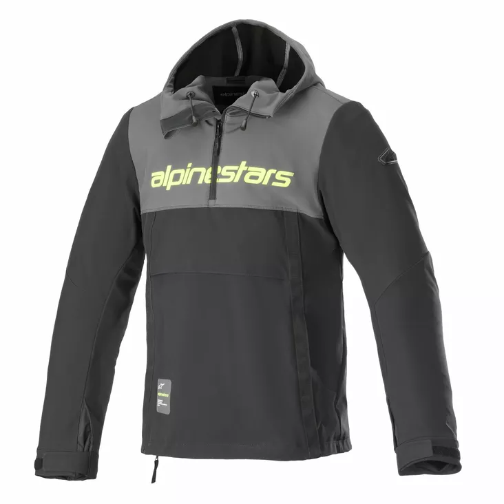 Alpinestars Huppari Sherpa Harmaa/Musta/Keltainen Fluo - Kevyet moottoripyörätakit - D439089 - 1