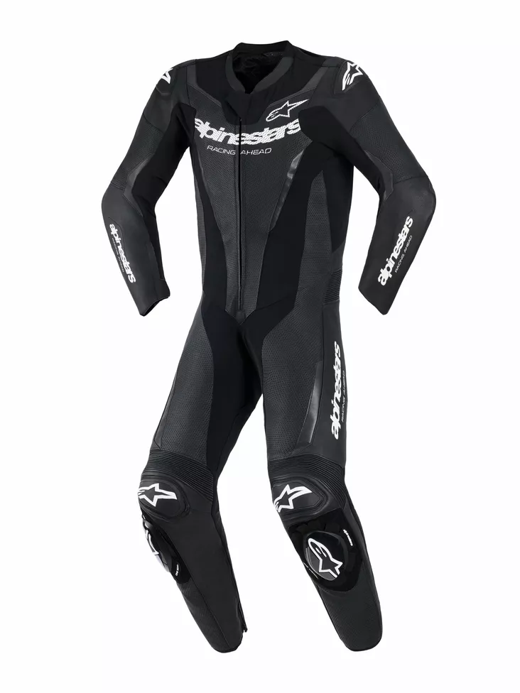 Alpinestars Nahkapuku 1PCS GP Force V2 Musta - Nahkaiset moottoripyöräpuvut - D528969 - 1