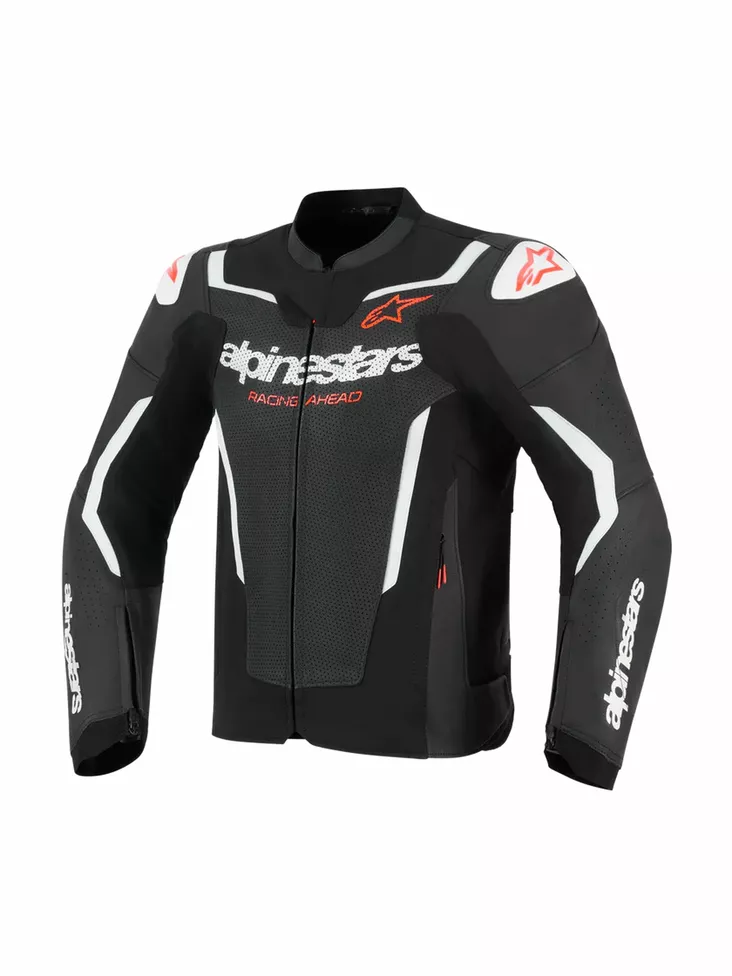 Alpinestars Nahkatakki GP Force v2 Airflow Musta/Valkoinen - Moottoripyöränahkatakit & -liivit - D520439 - 1
