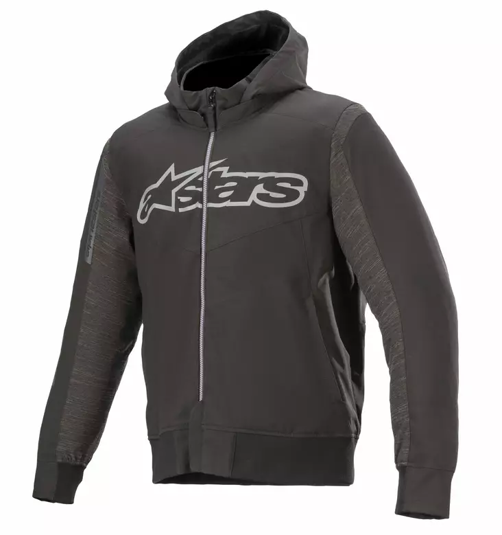Alpinestars Tekstiilitakki Rhod Windstopper Huppari musta - Kevyet moottoripyörätakit - D323419 - 1
