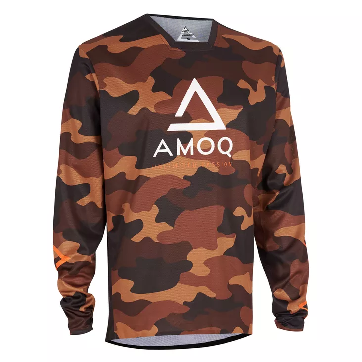 AMOQ Ascent Comp Ajopaita Ruskea Camo - Motocross paidat MX - D536759 - 1