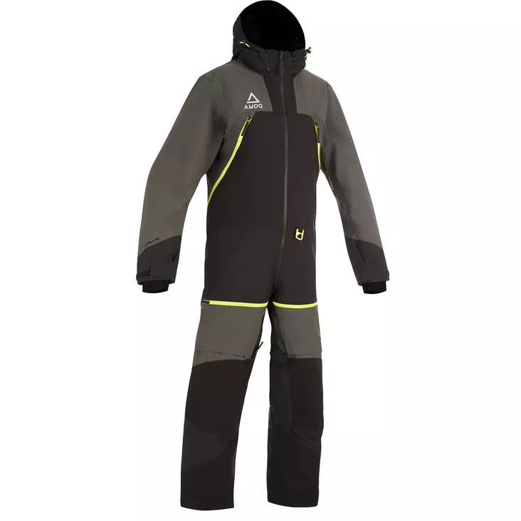AMOQ Eclipse V3 Haalari Harmaa/Musta/Hivis - Kelkkailuhaalarit / Mono Suits - D520149 - 1
