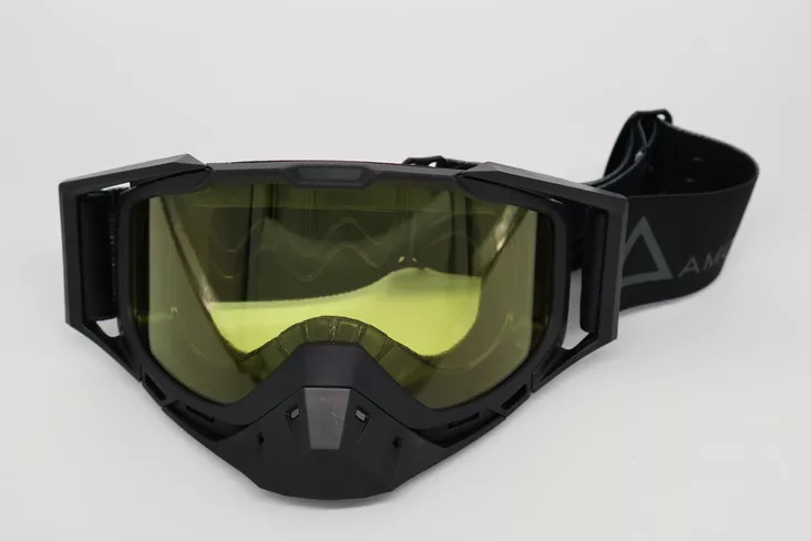 AMOQ Youth Snow Goggles Black-Grey, yellow lens - Kelkkailu ajolasit & linssit - D520289 - 1