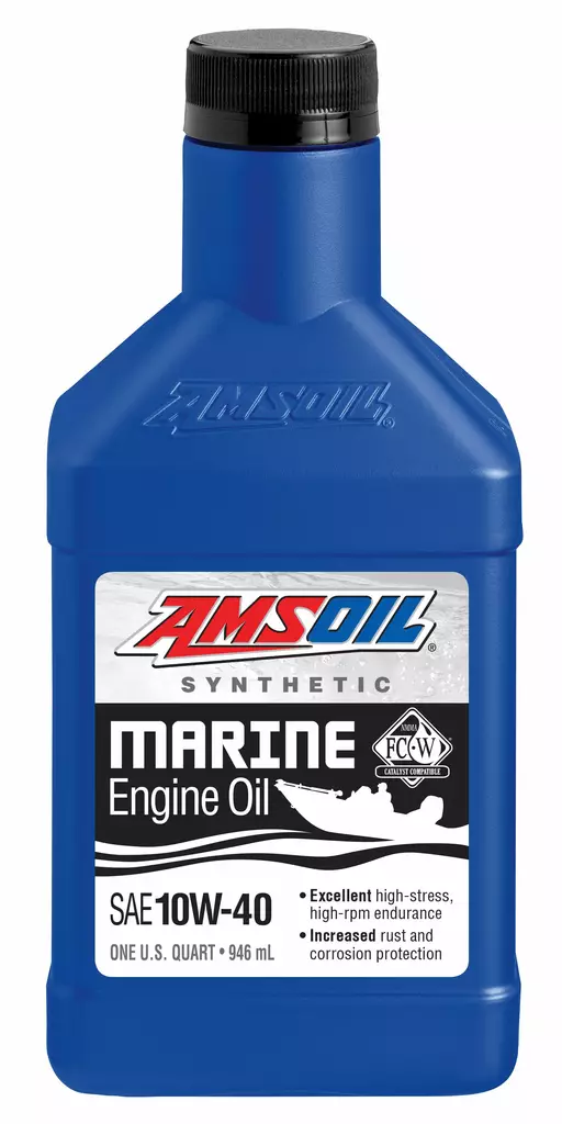 Amsoil 10W-40 Formula 4-Stroke® Marine Synthetic Oil 946ml - Marineöljyt & lisäaineet - D380339 - 1