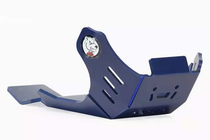 AXP Xtrem HDPE Skid Plate Blue Husqvarna FC250/FC350/FX350 23- / FE250/FE350 24- - Moottoripyörän pohjapanssarit - D474139 - 1