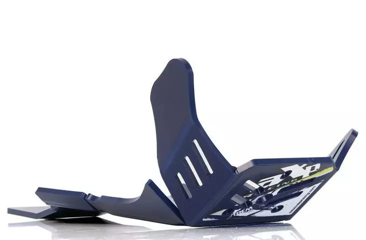 AXP Xtrem HDPE Skid Plate Blue Husqvarna FE450/FE501 17-23 - Moottoripyörän pohjapanssarit - D343099 - 1