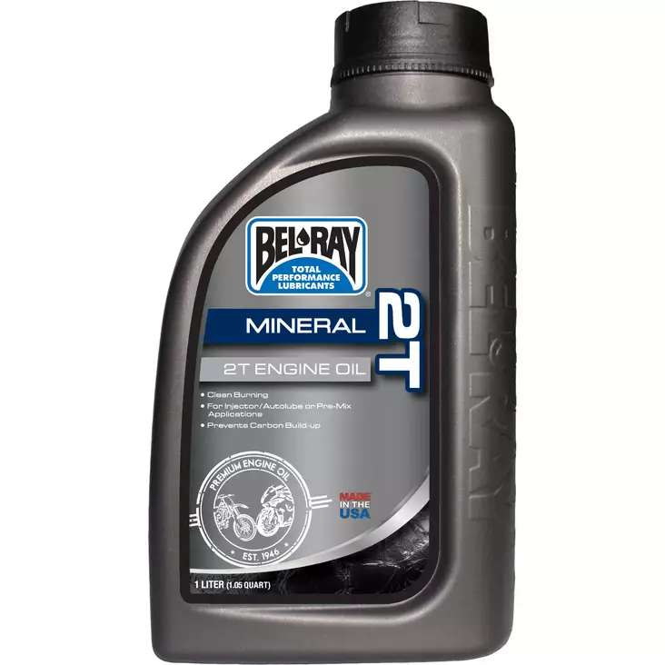 Bel-Ray 2T Mineral 1L - 2-tahtiöljyt - D6099 - 1