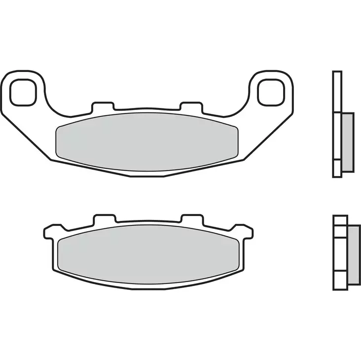 Brembo Jarrupalat Carbon-Ceramic - Moottoripyörän jarrupalat - D105239 - 1