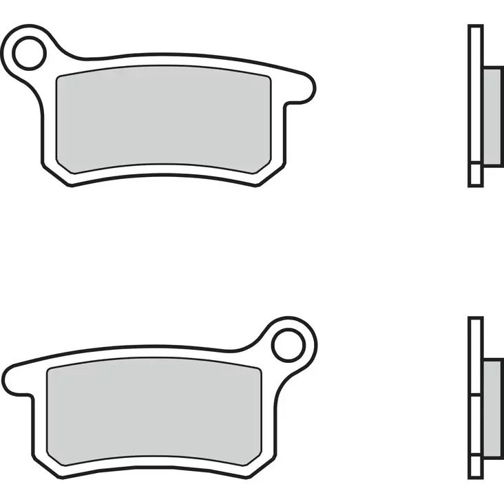 Brembo Jarrupalat Sintered Off-Road - Moottoripyörän jarrupalat - D96459 - 1