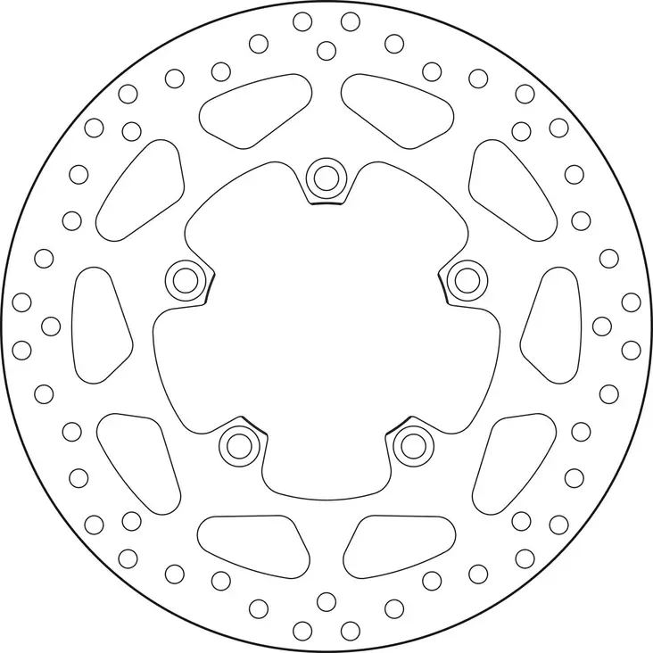 Brembo Serie Oro jarrulevy - Moottoripyörän jarrulevyt - D190929 - 1