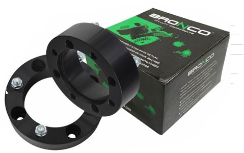 Bronco Levikepalat UTV 2"/51mm 4/110 M12 X 1.25mm pari Musta - Mönkijän vanteiden levikepalat - D435089 - 1