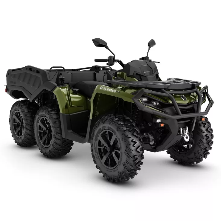 CAM-AM 25 Outlander 6X6 XU+ T - Side Wall 1000 Boreal Green T2b - 60km/h - Can-Am ATV 2025 - 136989 - 1