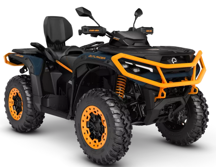 Can-Am 27 Outlander MAX XT-P 1000R T3b ABS SAS Dusty Navy & Orange Crush - Can-Am mönkijät 2027 mallisto - 146969 - 1
