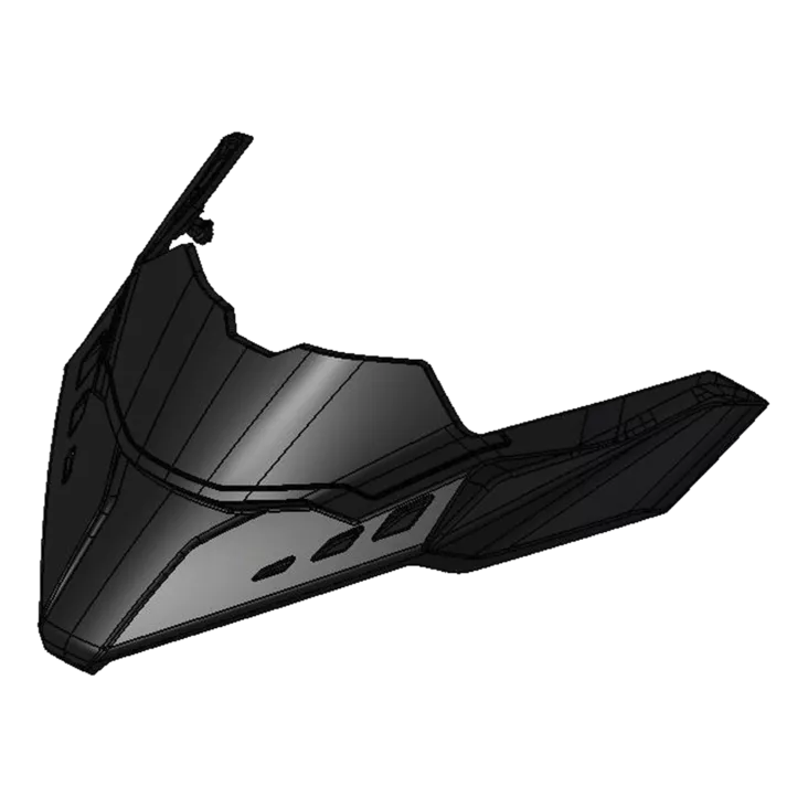 DEFLECTOR WIND BLACK - Ski-Doo Tuulilasit & peilit - 94229 - 1