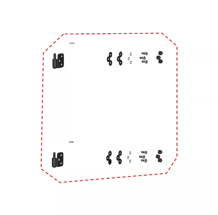 DFK Oven Saranasarja Vasen CFMoto Uforce 600 - DFK varaosat & tarvikkeet - D539499 - 1