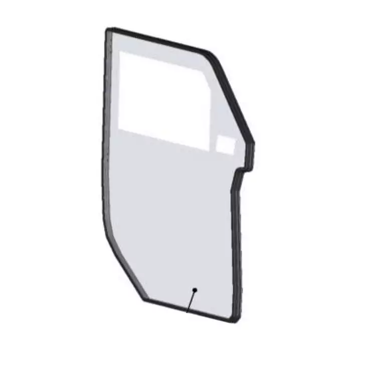 DFK Polykarbonaattipaneeli tiivisteellä Oikea Can-Am Maverick - DFK varaosat & tarvikkeet - D494449 - 1