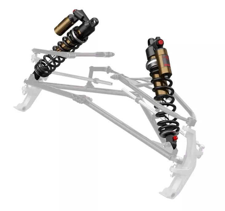 ETUISKARISARJA LFS+/RAS X 1097mm RAIDELEVEYDELLE - Moottorikelkan iskunvaimentimet - 118499 - 1