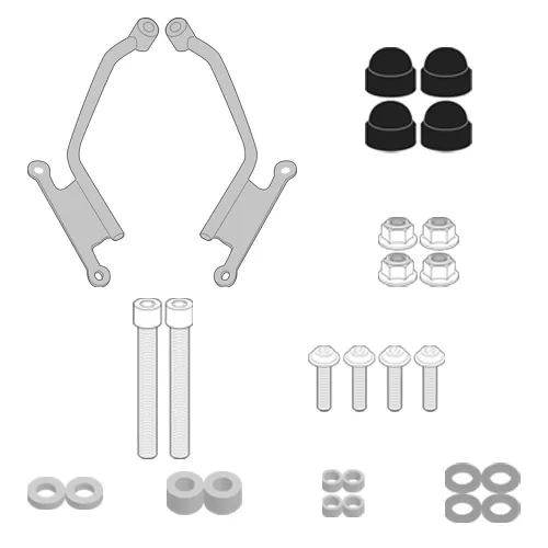 Givi Att. Kit Screen Honda CB 1000 Hornet '25 - Moottoripyörän tuulisuojat - D547669 - 1