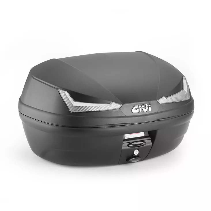 Givi Black Monolock Topcase 45Lt Smoke Refle. - Moottoripyörän kovat laukut - D501579 - 1
