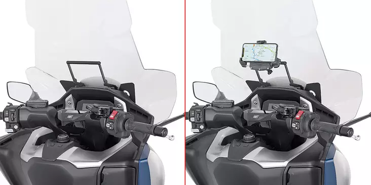 GIVI FAIR. UPP. BRACK. HONDA FORZA 750 (2021) - Moottoripyörän tuulisuojat - D410519 - 1