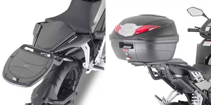 Givi Specific rear rack for MONOLOCK® top-case - Moottoripyörän laukkujen kiinnityssarjat - D457039 - 1